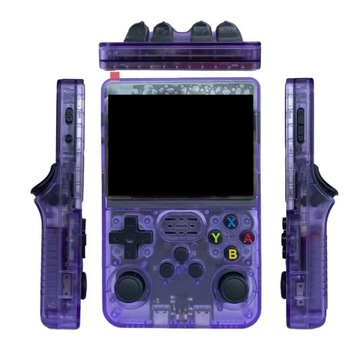 Портативная мини -игровая консоль R36S 32+128GB 21000 Classic Games Purple