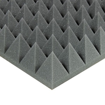 Звукоизоляционный коврик из акустического пенопласта пирамида 7 см - идеально подходит для студии