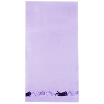 Рушник 30x50 Коти фіолетовий 400 г/m2 махрові бавовняний для дитсадка
