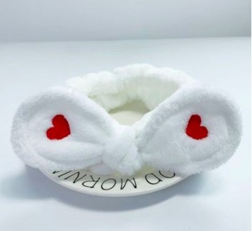 КОСМЕТИЧЕСКАЯ ПОВЯЗКА НА ГОЛОВУ, БЕЛЫЙ ПОЛЯРНЫЙ МАКИЯЖ