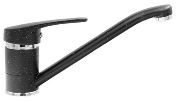 BATERIA ZLEWOZMYWAKOWA GRANITOWA CZARNA ROX GAMMA