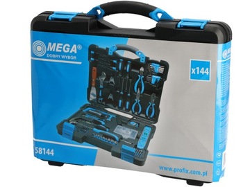 НАБОР ИНСТРУМЕНТОВ, торцевые ключи, биты 144 шт. МЕГА