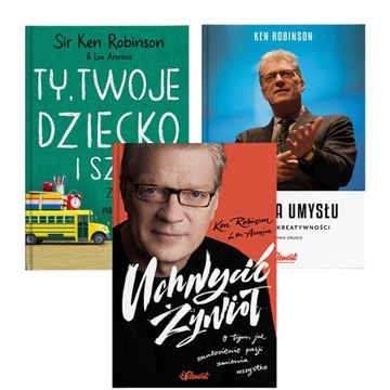 Ken Robinson zestaw 3 książek pomysł na prezent