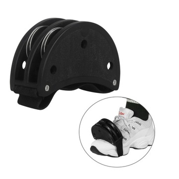 ABS Foot Tambourine with 2 Sets Metal Jingle Bell