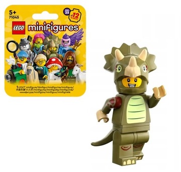 LEGO Minifigures - SERIA 25 Kostium Triceratopsa 71045 Triceratops Costume