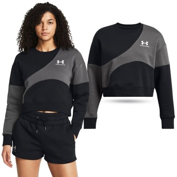 BLUZA DAMSKA UNDER ARMOUR DRESOWA KRÓTKA SPORT BAWEŁNA 1382721-001