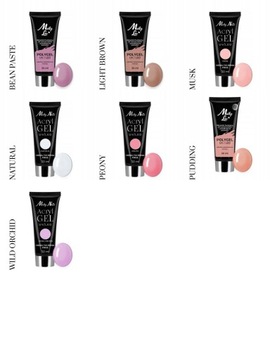 Большой набор акриловых гелей XXL POLY GEL Molly Lac 30г