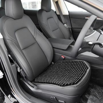 Чехол на сиденье автомобиля Деревянная подушка на сиденье с бусинами