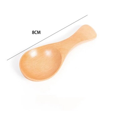 Mini Wooden Spoons Small Kids Short Handle Wo