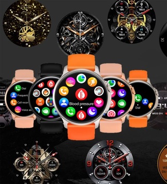 Zegarek SMARTWATCH Rubicon ROZMOWY MENU PL KROKI AMOLED ALWAYS ON DISPLAY