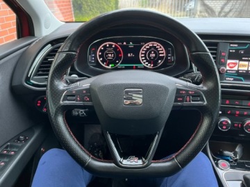 Seat Leon III ST Facelifting 1.5 EcoTSI 150KM 2018 Seat Leon 1.5 benzyna 150 KM FR automat panorama zarej w PL zamiana, zdjęcie 23