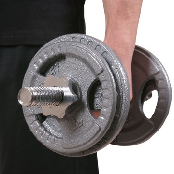 PLATINUM FITNESS ЧУГУННАЯ ГАНТЕЛЯ, РЕГУЛИРУЕМАЯ 10 КГ, ТРЕНИРОВОЧНАЯ Гантель Гантель