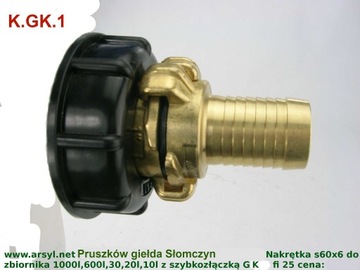 ADAPTER DO MAUZERA 1000 WYLEWKA DO POJEMNIKA 1000