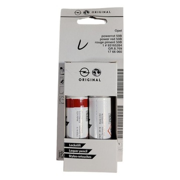 Lakier do zaprawek Power Red 50B Opel 93165284
