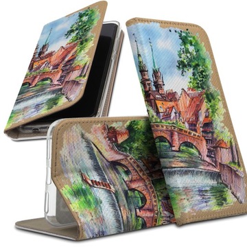 ETUI BOOK do IPHONE 13 PRO MAX Europa Full Wzory