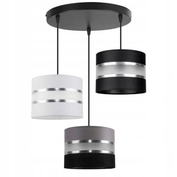 LAMPA WISZĄCA ZWIS SUFITOWA ŻYRANDOL ABAŻUR LED
