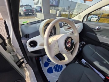 Fiat 500 II Seria 1 1.2 69KM 2011 Fiat 500 1.2 69Ps Panorama POLSKORY Alu Bialy Gwarancja 1.2 Benzyna, zdjęcie 11
