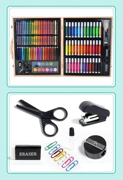 ХУДОЖЕСТВЕННЫЙ НАБОР ДЛЯ РИСОВАНИЯ В ЧЕМОДАНЕ, МАЛКИ