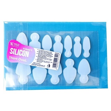 Nails Company Short Oval formy silikonowe do frencha
