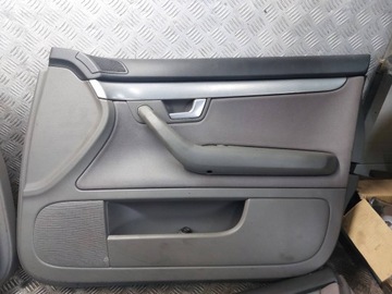 НАБОР ДВЕРНЫХ НАКЛАДОК + ДЕКОРЫ + ОБРАЗЦЫ РАМКИ S-LINE AUDI A4 B6 СЕДАН