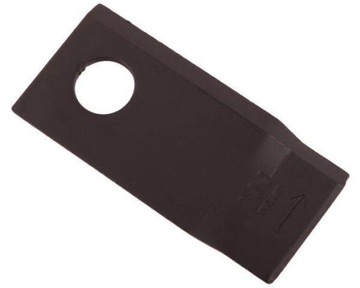 Nóż. nożyk kosiarka lewy 102x48x4mm otwór 19 zastosowanie 570447 Niemeyer