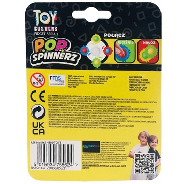 TOY BUSTERS Pop Spinnerz