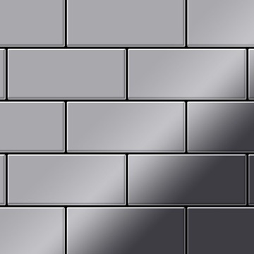 ALLOY Subway-S-S-M Mozaika Stal INOX lustrzana