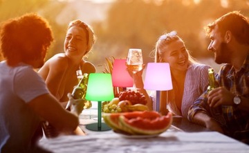 ДЕКОРАТИВНАЯ RGB СВЕТОДИОДНАЯ НАСТОЛЬНАЯ ЛАМПА