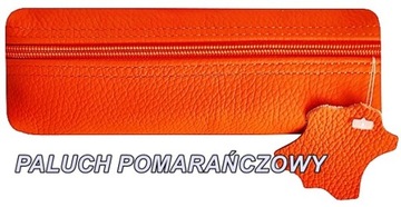 КОЖАНЫЙ ЧЕХОЛ ДЛЯ КАРАНДА, 2 ОТДЕЛЕНИЯ, ТРУБ, 100% КОЖА