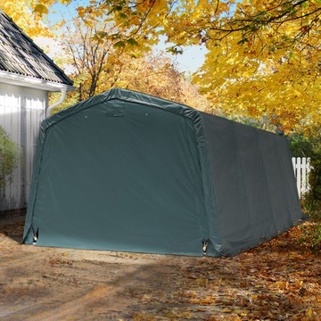3,3х6,2м, Тент гаражный, ПВХ 500 Н, темно-зеленый