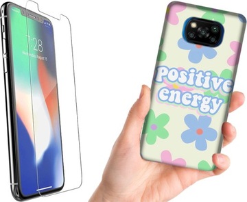 ETUI NA TELEFON XIAOMI POCO X3 MŁODZIEŻOWE MODNE WZORY +SZKŁO