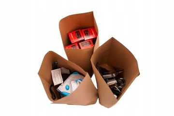 Прочные крестообразные бумажные пакеты для гвоздей и шурупов. 1кг 100 штук