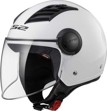 KASK OTWARTY LS2 OF562 AIRFLOW BIAŁY POŁYSK XL