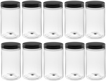 POJEMNIKI SŁOIKI plastikowe PET żywność 10x1,25 l