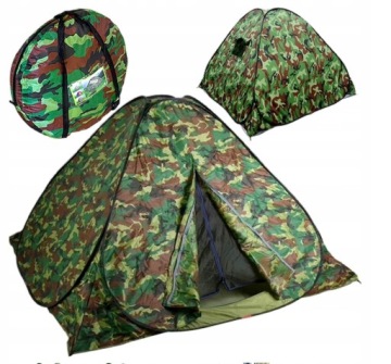 САМОРАСРАЩИВАЮЩАЯСЯ ПАЛАТКА, АВТОМАТИЧЕСКАЯ МОСКИТНАЯ СЕТКА, 2Х2М, 4-5 ЧЕЛОВЕК. МОРО