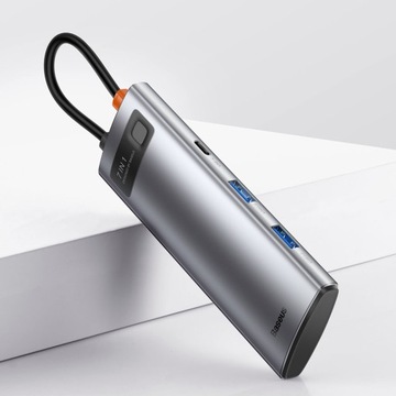 BASEUS HUB USB C HDMI/microSD/2x USB/USB C АДАПТЕР