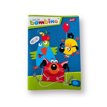 Zeszyt w kratkę A5 Bambino 16 kartek żółty