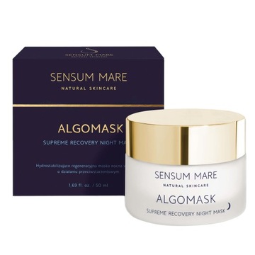 ALGOMASK Hydrostabilizująco Regeneracyjna Maska Nocna 50ml Sensum Mare