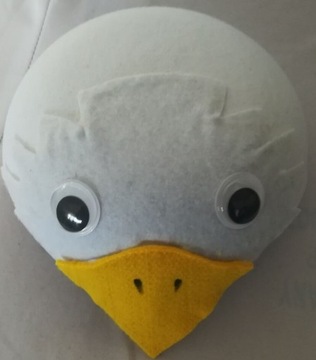 ШЛЯПА ОРЛА, КОСТЮМ ПТИЦЫ, БЕЛАЯ