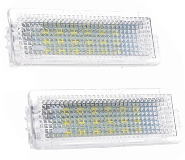 ZESTAW 2 SZTUK LAMPEK LED DO WNĘTRZA DRZWI BMW E60 E70 E71 E84 E87 E90 F10