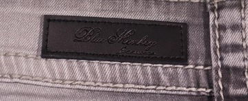 BLUE MONKEY spodnie GRAY jeans LUCY _ W30 L32