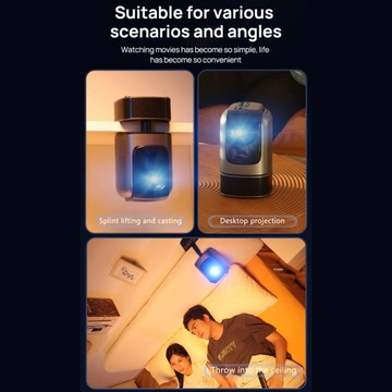 Проектор TS-1 1080P (выдвижная модель) серого цвета