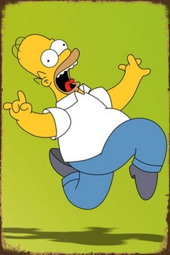 Tablica Ozdobna Blacha Homer Simpson Bajka