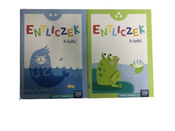 Entliczek 5-latki Karty pracy cz. 2-3