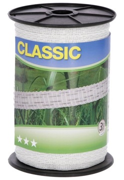 TAŚMA CLASSIC 200M 10MM BIAŁA
