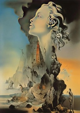 Plakat na płótnie Surrealizm Salvador Dali obraz n