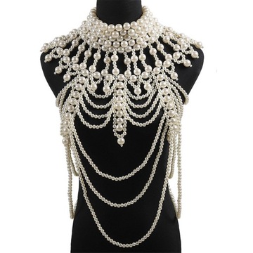 Pearl Body Chain Layered classic