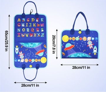 Сенсорно-манипуляционная доска Монтессори ПОГОДА ЖИВОТНЫЕ ФОРМЫ XXL