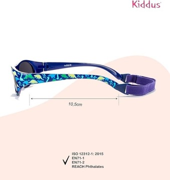 Okulary Kiddus Surfer - Dino