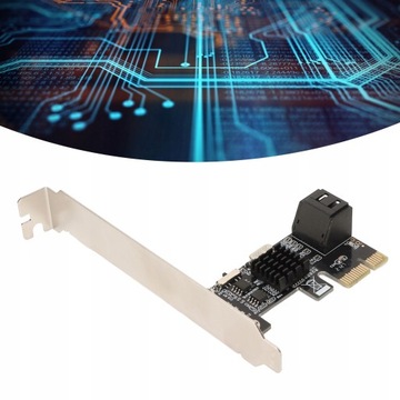 АДАПТЕР КОНТРОЛЛЕРА PCI-E КАРТА НА 2X SATA 3.0 6 ГБ